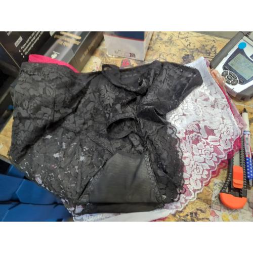 Sexy High Waisted Underwear for Women Plus Size Briefs Breathable Lace Panties High Waisted Cheekster Granny Panties