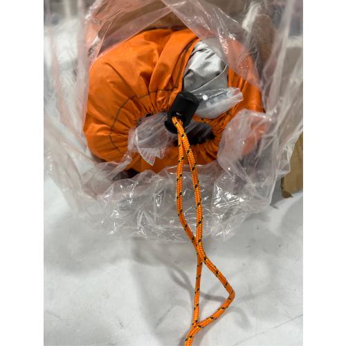 Oileus X-Large 4 Person Beach Tent Sun Shelter - Portable Sun Shade Instant Tent for Beach with Carrying Bag, Stakes, 6 Sand Pockets, Anti UV for Fishing Hiking Camping, Waterproof Windproof, Orange