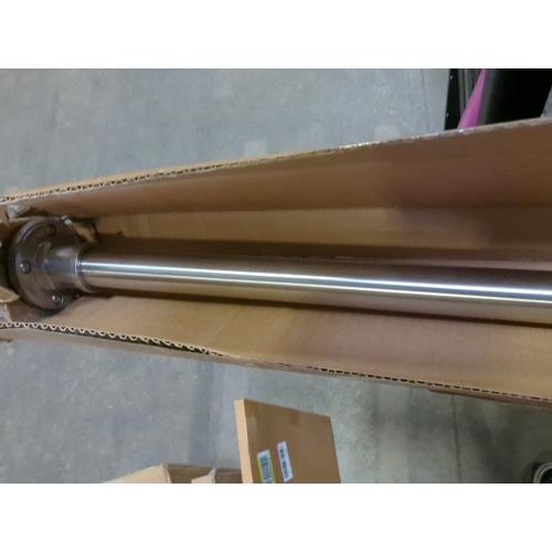 BRIOFOX Industrial Shower Curtain Rod - 2-in-1 Design Tension Curtain Rod - Never Rust Non-Slip 43 to 72 Inch 304 Stainless Steel, Brushed Nickel Window Curtain Rod