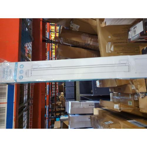 probebi Retractable Baby, Child & Dog Gates for Stairs, Extends to 54 Wide 34 Tall, Use for Outdoor, Indoor, Hallways, Doorways, Deck, Porch, Black