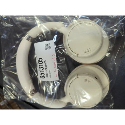 LORELEI B-C6 Wireless Over Ear Headphones, 50H Playtime Foldable Lightweight Bluetooth Headsets, Deep Bass, Built-in Microphone, Memory Foam Earmuff, for Travel, Home Office (Beige White)