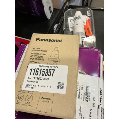 Panasonic Men’s Ear and Nose Hair Trimmer, Wet Dry Hypoallergenic Dual Edge Blade - ER-GN30-H