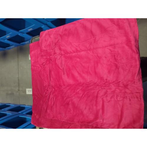 Miullee ...Red Velvet Decorative Throw Pillow Covers for Sofa Bed 2 Pack Soft Cushion Cover