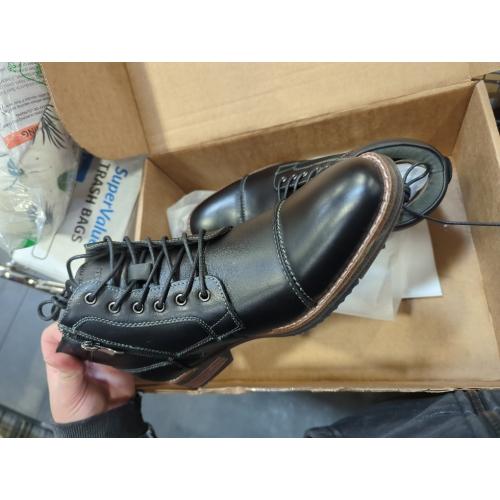 Size 10 Arkbird Mens Dress Boots, Genuine Leather Classic Casual Ankel Boots with Side Zipper