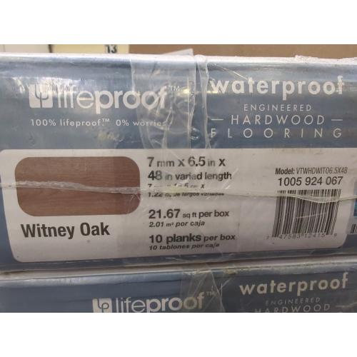 Whitney Oak 0.27 in. T x 6.5 in. W Click Lock Engineered Hardwood Flooring (21.67 sq. ft./Case)
