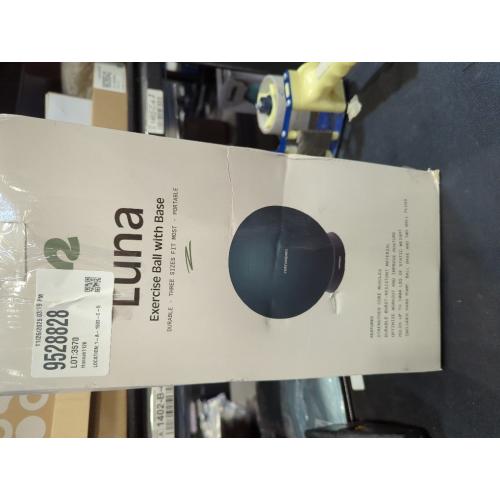 Retrospec Luna Exercise Ball with Pump - Anti-Burst Fitness Equipment for Yoga, Core Training & Stability - Home Gym Swiss Ball for Office & Pregnancy