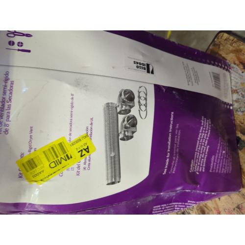 8 ft. Semi-Rigid Dryer Vent Kit with Close Elbows