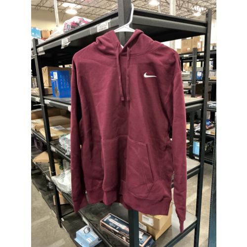 L Nike Men's Hoodie Sweatershirt Pullover Club Cotton With Big and Tall Sizes