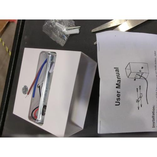 Lightess Modern Wall Sconce Dimmable 10W Hardwired, Up Down Wall Mount Lights Indoor Mini Metal LED Wall Lamp for Living Room Bedroom Hallway Decor, Warm White, O1181TP