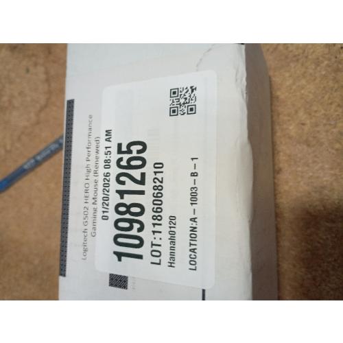 Logitech G502 HERO High Performance Wired Gaming Mouse, HERO 25K Sensor, 25,600 DPI, RGB, Adjustable Weights, 11 Programmable Buttons, On-Board Memory, PC / Mac (Renewed)