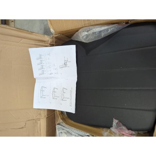 Modern Minimalist Dining Chair Fireproof Leather Sprayed Metal Pipe Diamond Grid Pattern Restaurant Home Conference Chair Set of 4 Or 6 (4, Jet Black)