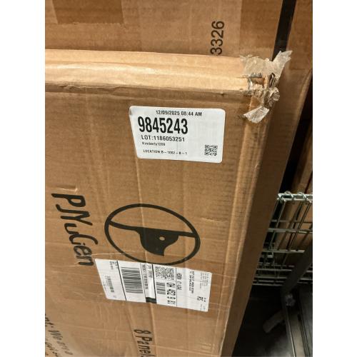 PJYuCien Dog Playpen, 8 Panels 36”H Dog Playpen Indoor with Grey Bottom Pad and Top Cover, Metal Foldable Dog Pen for Indoor Use, Better for Small Medium Animals, Grey