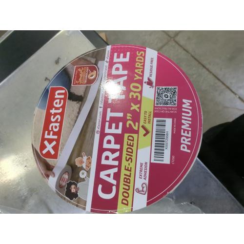 XFasten Double Sided Carpet Tape for Area Rugs, 2 Inch x 30 Yards – Heavy Duty Anti Slip Rug Grip Tape, Works as Rug Grippers, Residue Free, Wood Safe, Easy Removal for Hardwood and Laminated Floors