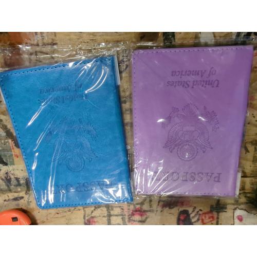 Eoehro 2Pack Passport Holder Wallet Cover Case, Travel Essentials for Women and Men