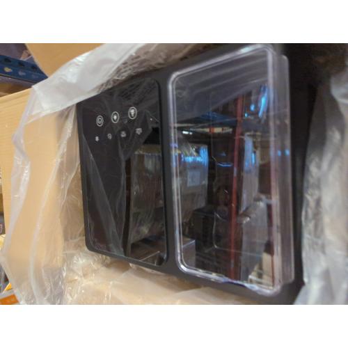 KEENSTAR Nugget Ice Maker Countertop, Large Capacity 40lbs/24H, Pebble Ice Maker with Soft Chewable Ice, Self Cleaning, Smart Touch Screen, Sonic Ice Machine for Home Office Party RV - Black