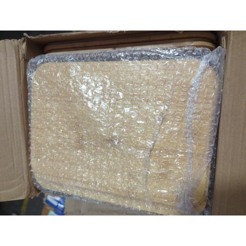 Suzile 6 Packs Plastic Storage Bins with Bamboo Lids Christmas Stackable Storage Containers for Xmas Decoration Ornaments Document Paper Organizing, with Labels and Marker(Multiple Size)