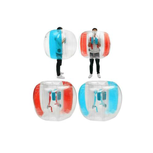 Generic Inflatable Bubble Soccer Ball Bumper Body Zorb, PVC Outdoor Game for Kids 6 Years , Red, 1-Count, 3 Ft