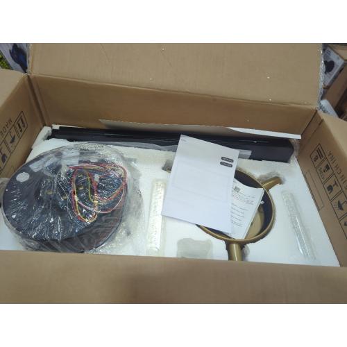 Color Black motor Black fan with 3 lights