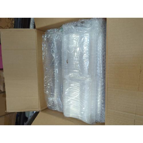 200Pack Clear SHOPDAY 5Oz-Plastic-Dessert-Cups: 200 Pack Square-Clear-Parfait-Cup-with-Spoons, Appetizer-Cup Small-Plastic-Mini-Shooter-Cups for Party Yogurt Mousse