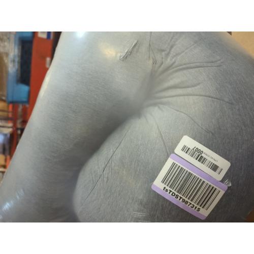 Pharmedoc Pregnancy Pillows, U-Shape Full Body Pillow – Removable Cooling Cover -Dark Grey – Pregnancy Pillows for Sleeping – Body Pillows for Adults, Maternity Pillow and Pregnancy Must Haves