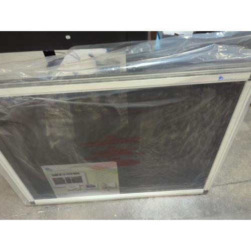 Fenestrelle Expandable Window Screen – 20″ H × 28″–54″ W Horizontal, 2‑Way Adjustable Window Screen with Flame Resistant Fiberglass Mesh, Pack of 2