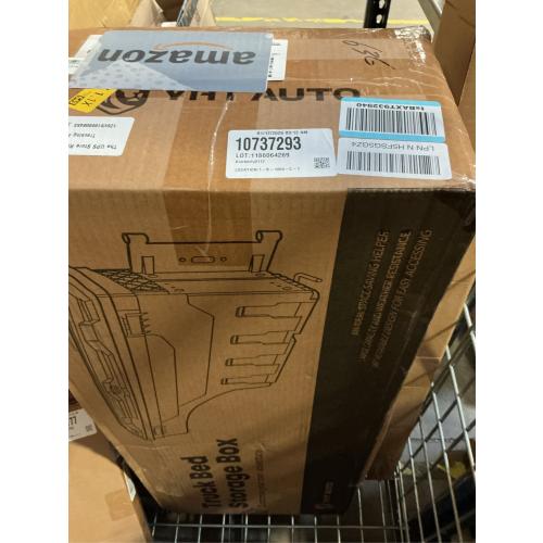 YHTAUTO Truck Bed Storage Tool Box Lockable Compatible with 2007-2018 Chevrolet Silverado & GMC Sierra 1500 2500 3500 Passenger Side, Swing Waterproof Wheel Well Toolbox