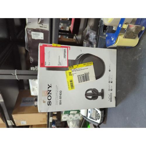 Sony RF400 Wireless Home Theater Headphones for Watching TV (WHRF400), Black, 2.9 (Requires use of RCA Audio Out or Headphone Jack on Television)