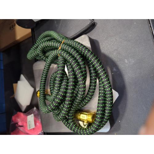 Upgraded Garden Hose 25 5ft, Non-Expandable Hose, Heavy Duty Kink-Resistant Flexible Water Hose with High-Density Fabric,LeakProof Hose Metal Shut-Off Valve Connector for Patio, Car Wash. (30FT)