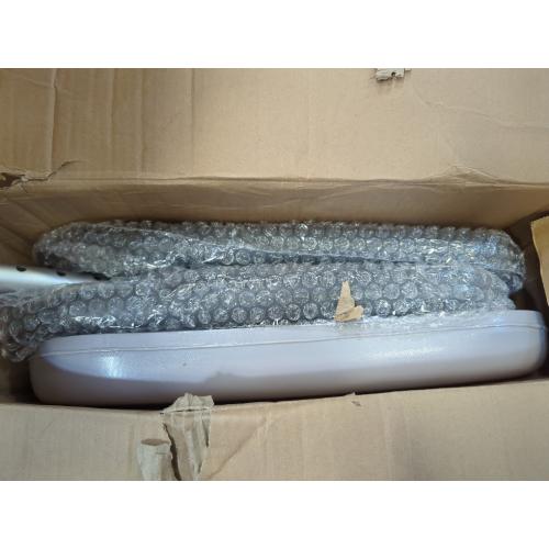 Grey Toilet Seat Riser for Seniors, Raised Toilet Seat with Handles, Adjustable Height & Width, 400lb Handicap Elevated Toilet Seat, Fit Any Toilet