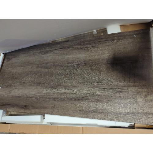 Wilkinson Farmhouse Full Murphy Bed with Large Storage Drawer & Charging Station, Gray