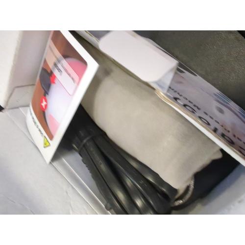 Calogy Mini Heat Press, Heat Transfer Machine, Constant Temp Control, Insulated Safety Base, Fits for Crafts, T-Shirt, Hat, Cap, Pillows(White Pink)