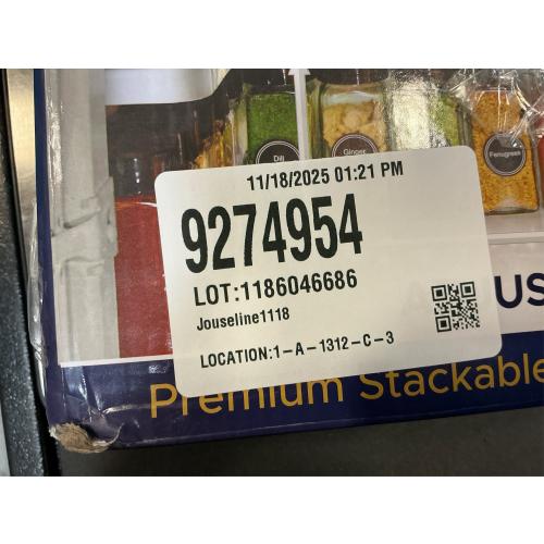 Spicy Shelf 3.0 - Expandable 2 Tiered Spice Rack Organizer for Cabinet & Pantry - Kitchen Seasoning Organizer - Cabinet Spice Racks for Inside Cabinets (Spicy Shelf Premium) - Home Organization