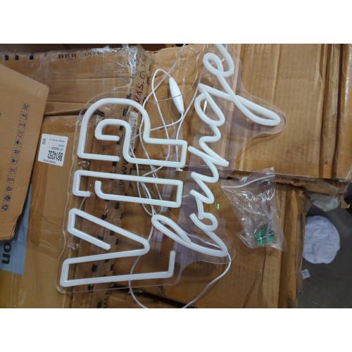 Horseneon VIP Lounge Neon Signs for Wall Decor, VIP Neon Lights Signs for Room Decor, Led Light Up Sign with USB Powered for Bar, Hotel, Cafe, VIP Room, Home Decoration (Blue&Pink)