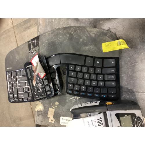 dirty, needs cleaning, Sculpt Ergonomic Keyboard – Designed by Microsoft – Split Keyset Design, Palm Rest, Contoured Layout, One-Touch Windows Button, AES 128-Bit Encryption, Includes Separate Number Pad – Black