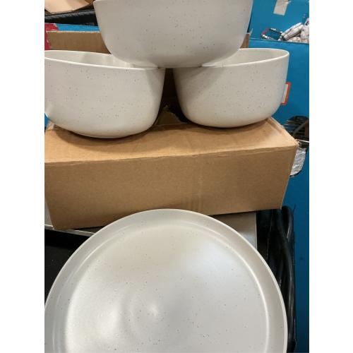 Our Table Landon 16-Piece Dinnerware Set in Sea Salt