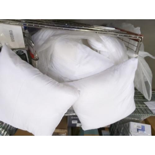Decorative cushions (set of 4, white), 50 x 50 cm, for sofa, bed and chair