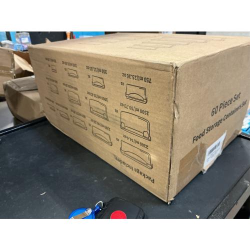 KITHELP 60-Piece Large Food Storage Containers Set - Leakproof, BPA-Free Plastic with Lids Airtight for Kitchen Storage and Organization Reusable with Labels Pen- Microwave Dishwasher Freezer Safe