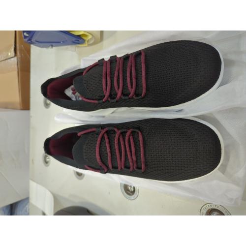 Size 11 Black and Red CALTO Men's Invisible Height Increasing Elevator Shoes - Black and Red Ultra Lightweight Sporty Sneakers - 2.4 Inches Taller - Q081 - Size 11M