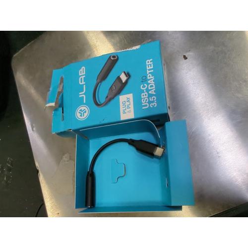 JLab USB Type C to 3.5mm AUX Adapter Headphone Jack Adaptor Dongle