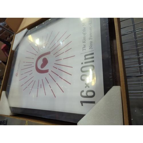 Americanflat 16x20 Picture Frame with Polished Plexiglass - Black Picture Frame - Wide Photo Frames Made of Engineered Wood for Vertical or Horizontal Wall Display - Epic Collection - Black (4-pack)