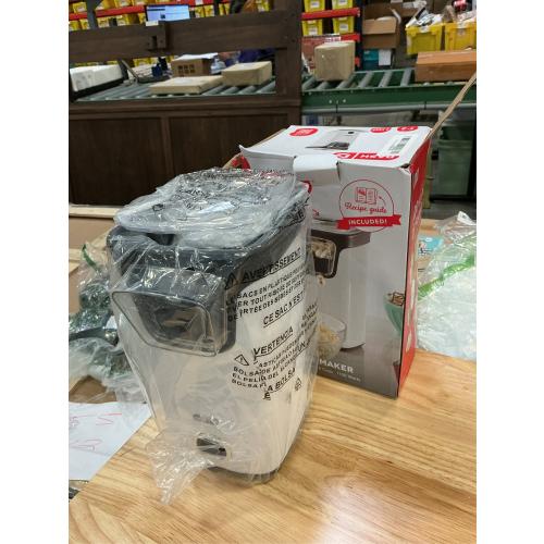 Dash Turbo Pop Popcorn Maker - Theater-Style Popcorn Machine - Comes with Measuring Cup & Butter-Melting Tray - Convenient, Space-Saving Design - 8 Cups, White