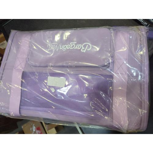 BurgeonNest Cat Carrier for Large Cats 20 lbs,Medium Pet Under 25 lbs,2 Puppy and Small Dogs with Unique Side Bag,Top Load Pet Carrier Soft-Sided Escape Proof with 4 Ventilated Windows