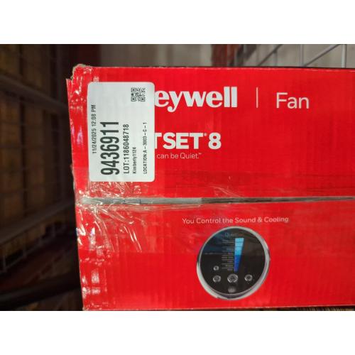 Honeywell QuietSet 40 in. H 8 speed Oscillating Tower Fan Remote Control