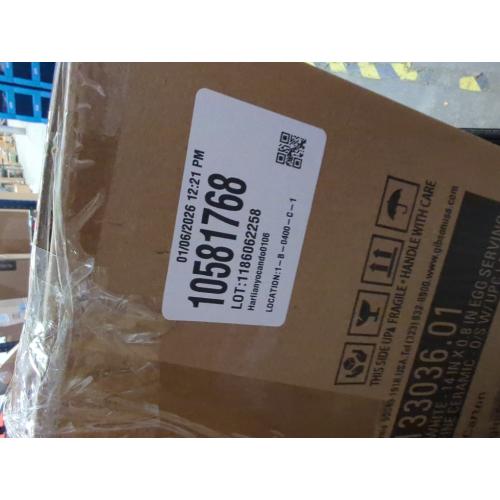 8 PACK Our Table Simply White Egg Platter