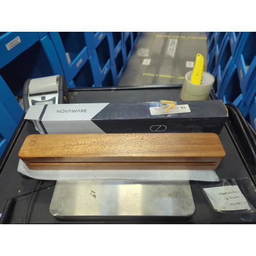 Premium 16 inch Magnetic Knife Holder for Wall with 2x Storage & Charming Wood - Knife Magnetic Strip, Under Cabinet Magnet Knives Storage - Magnet Strip Rack Kitchen Utensil Holder Organizer Tool