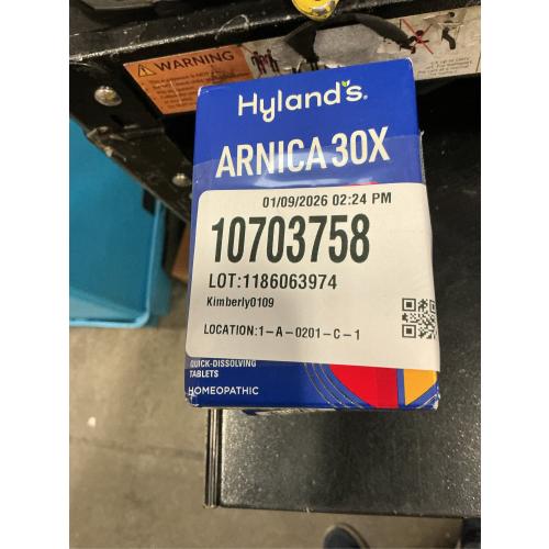 3 packs Hyland's Naturals Arnica 30X, 50 Quick-Dissolving Tablets