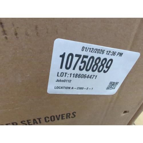 Rough Country Neoprene Seat Covers for Chevy Silverado & GMC Sierra 1500 (2019-2026) w/No Rear Seat Storage or Cup Holder - Waterproof & UV Resistant, Foam Padded, Front & Rear Row Cover Set