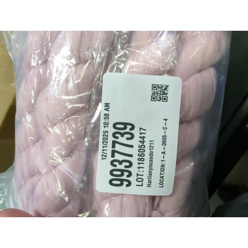 7 Pack Light Pink Cheesecloth Table Runners 35x120 Inch, Wide Pleated Boho Gauze Runner for Wedding Baby Shower Birthday Party, Semi-Sheer Rustic Table Decor