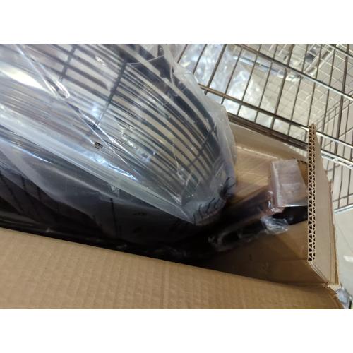 BLACK  24 215W High-Velocity, Heavy-Duty Industrial Fan, Drum Fan, with UL-Certified Safety Compliance, 2 Speeds, Up to 8820 CFM, 5.9-ft Power Cord, 2 Wheels, Metal Housing/Blades, Black