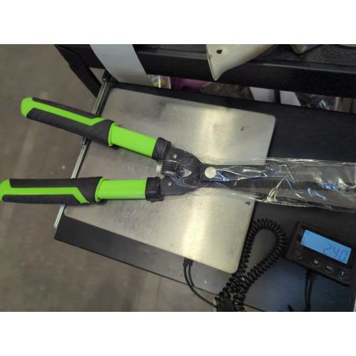 Professional Heavy Duty Hedge Shears 23 - Serrated Blade & Dual Shock Handle, Ergonomic Gardening Clippers with Anti-Rust Coating